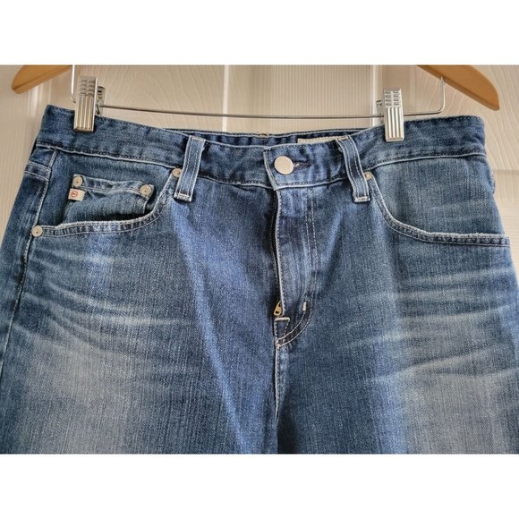 AG Adriano Goldschmied Women The Ex-boyfriend Japanese fabric slim jean size 30 - Picture 2 of 12